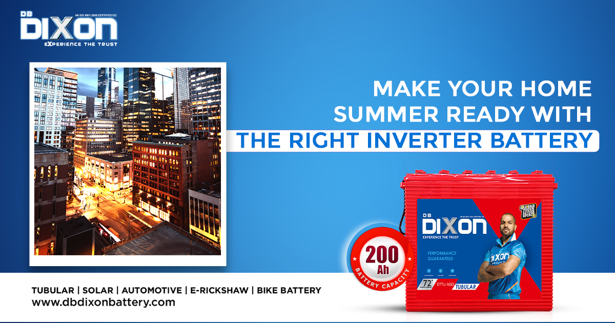 Make Your Home Summer Ready With the Right Inverter Battery
